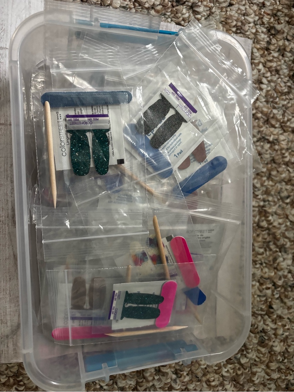 Over 250 Color Street Assorted Nail Strip Samples (Twosies)- Multicolor - Picture 2 of 4